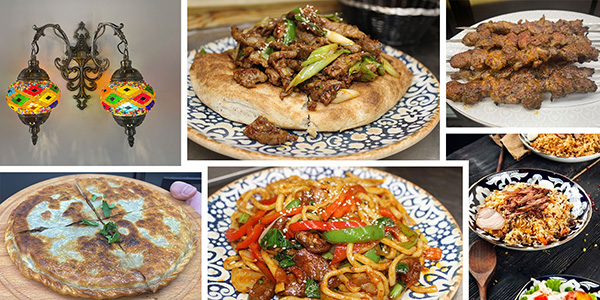 Collage of Bostan Uyghur