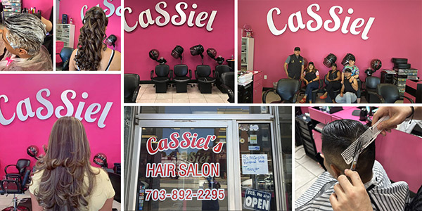 Collage of Cassiel's Hair Salon
